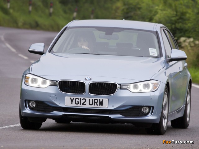 BMW 320d Sedan EfficientDynamics Edition UK-spec (F30) 2012 images (640 x 480)