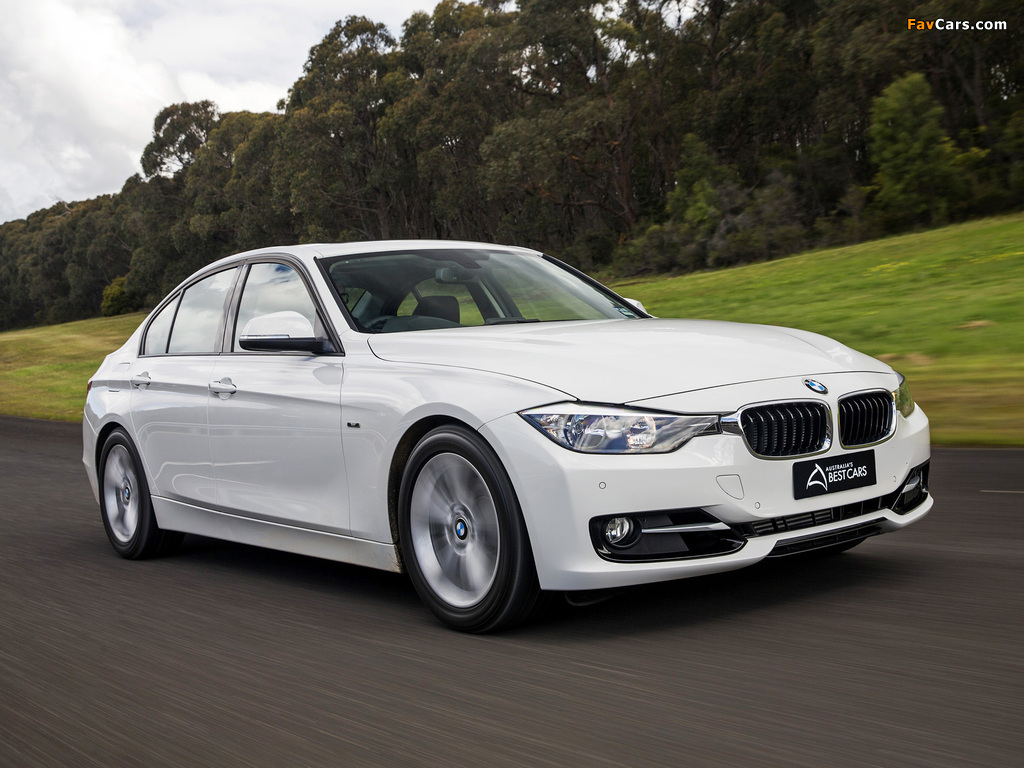 BMW 320i Sedan Sport Line AU-spec (F30) 2012 images (1024 x 768)