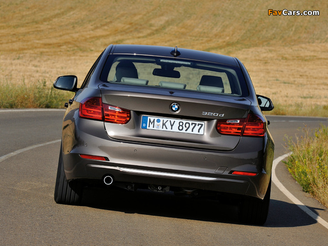 BMW 320d Sedan Modern Line (F30) 2012 images (640 x 480)