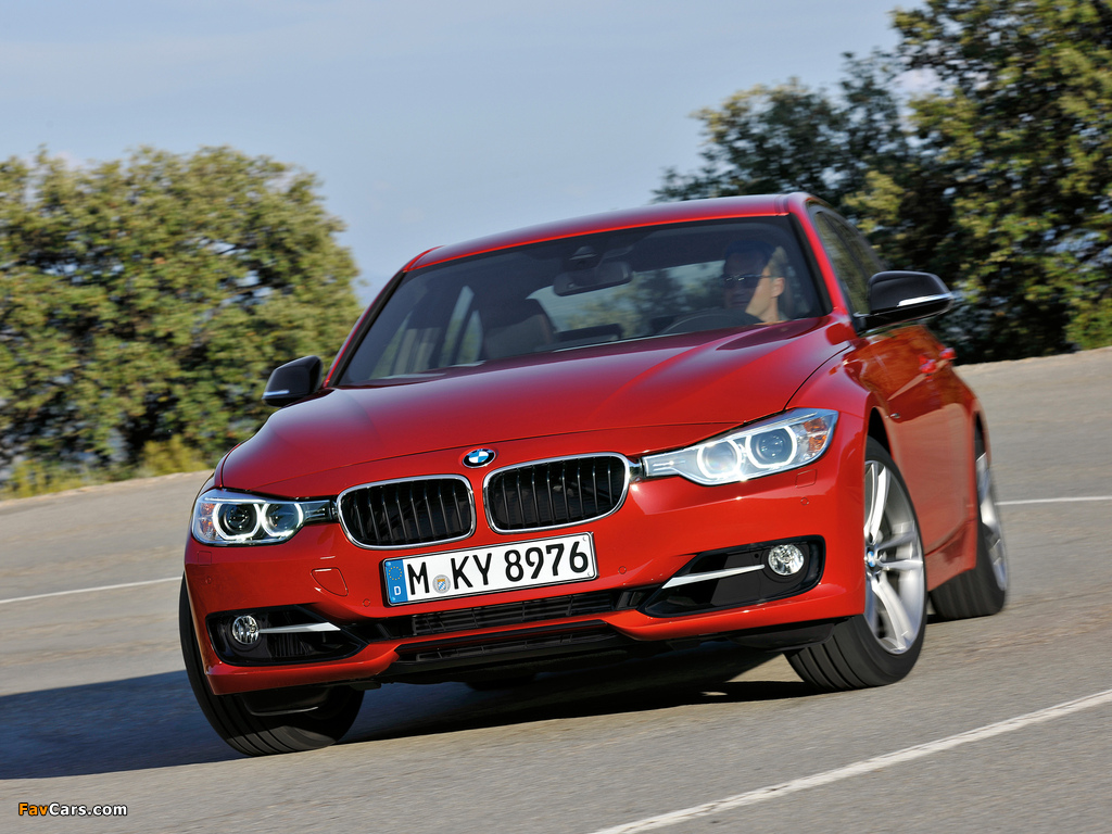 BMW 335i Sedan Sport Line (F30) 2012 images (1024 x 768)