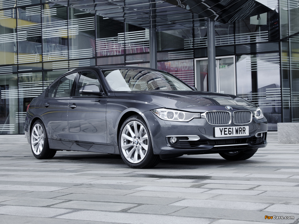 BMW 328i Sedan Modern Line UK-spec (F30) 2012 photos (1024 x 768)