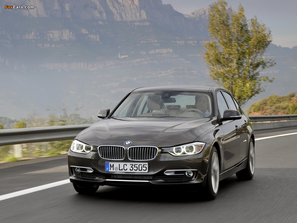 BMW 320d Sedan Modern Line (F30) 2012 photos (1024 x 768)