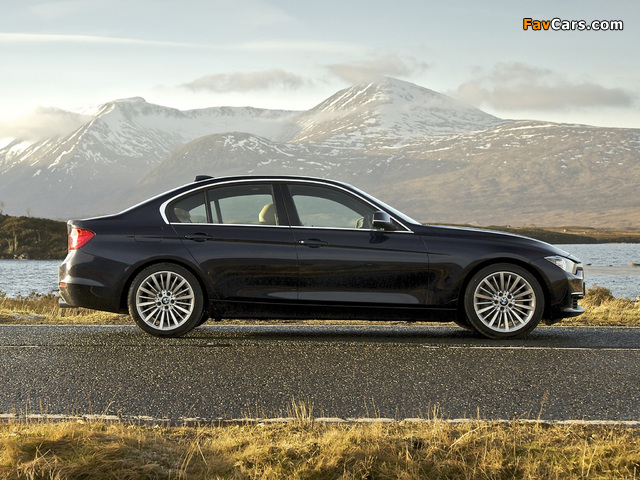 BMW 335i Sedan Luxury Line UK-spec (F30) 2012 photos (640 x 480)