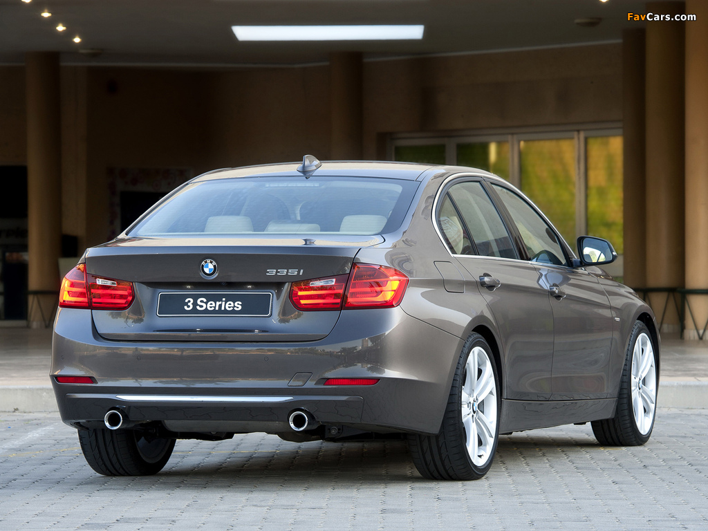 BMW 335i Sedan Luxury Line ZA-spec (F30) 2012 photos (1024 x 768)