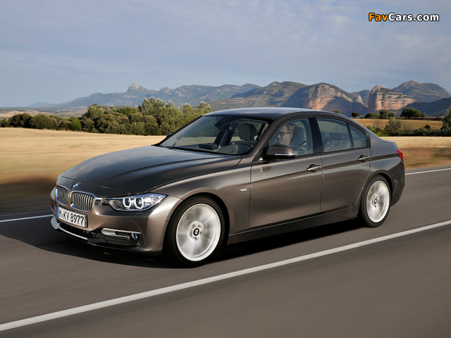 BMW 320d Sedan Modern Line (F30) 2012 photos (640 x 480)