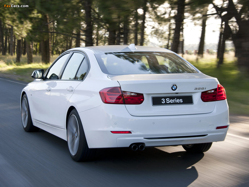 BMW 328i Sedan Sport Line ZA-spec (F30) 2012 photos (1024 x 768)