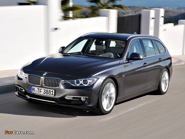 BMW 330d Touring Modern Line (F31) 2012 photos (640 x 480)