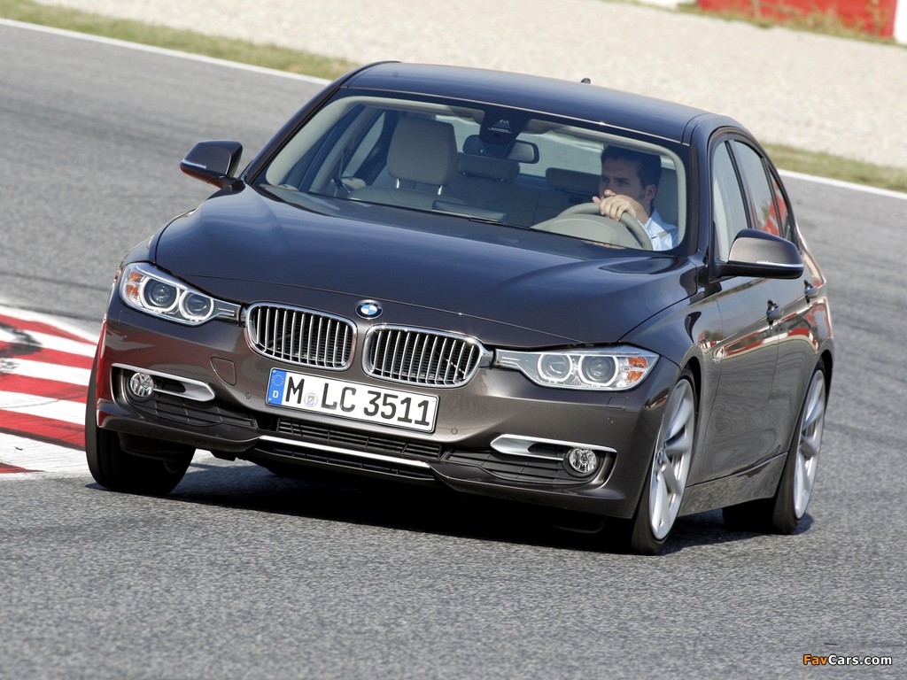 BMW 320d Sedan Modern Line (F30) 2012 pictures (1024 x 768)