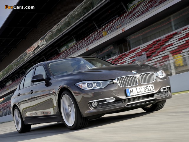 BMW 320d Sedan Modern Line (F30) 2012 pictures (640 x 480)