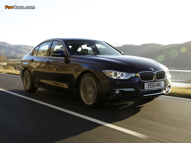 BMW 335i Sedan Luxury Line UK-spec (F30) 2012 pictures (640 x 480)