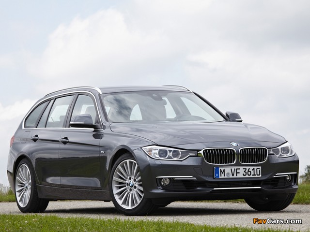BMW 328i Touring Luxury Line (F31) 2012 pictures (640 x 480)