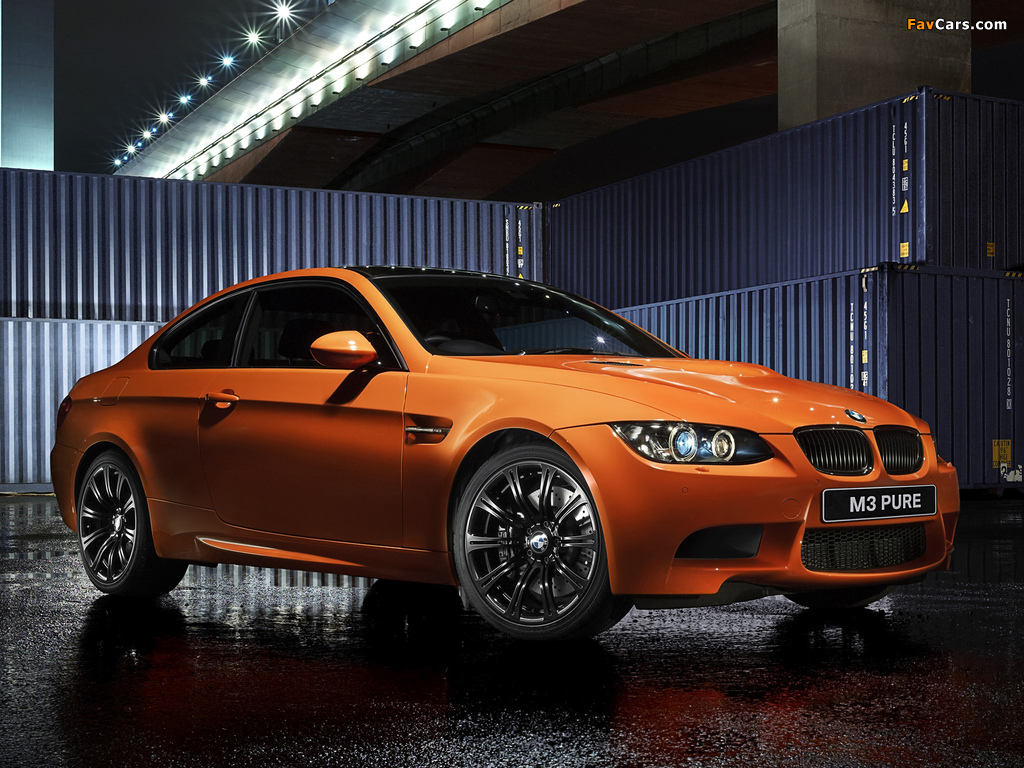 BMW M3 Coupe Pure Edition II (E92) 2012 pictures (1024 x 768)