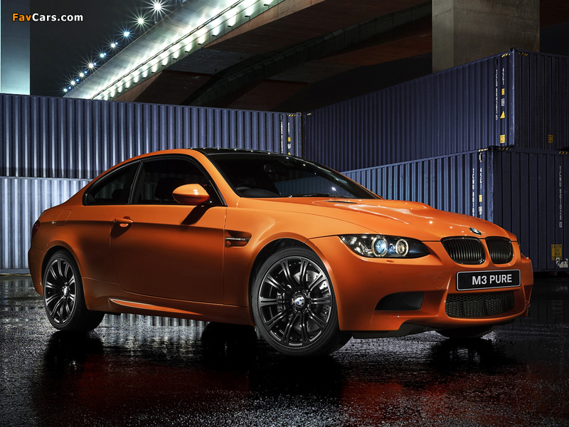 BMW M3 Coupe Pure Edition II (E92) 2012 pictures (800 x 600)