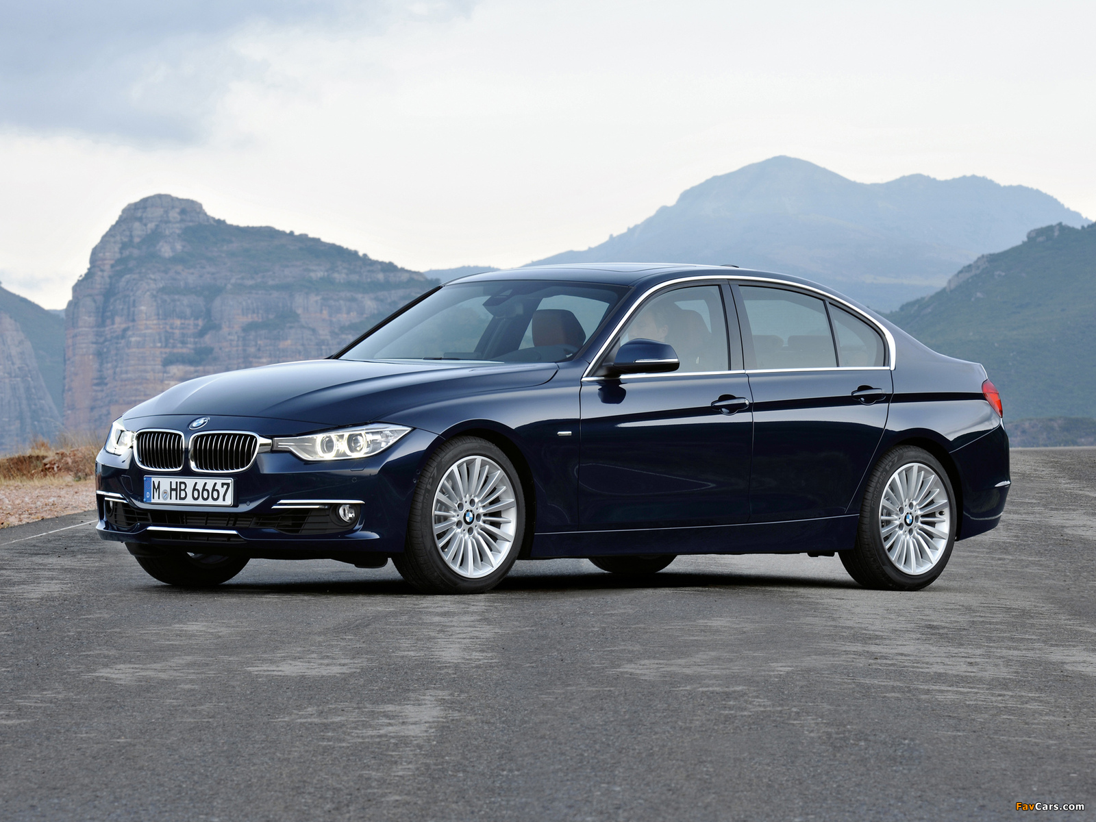 BMW 328i Sedan Luxury Line (F30) 2012 wallpapers (1600 x 1200)