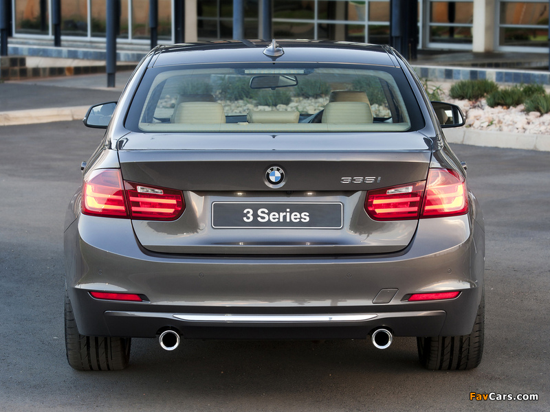 BMW 335i Sedan Luxury Line ZA-spec (F30) 2012 wallpapers (800 x 600)