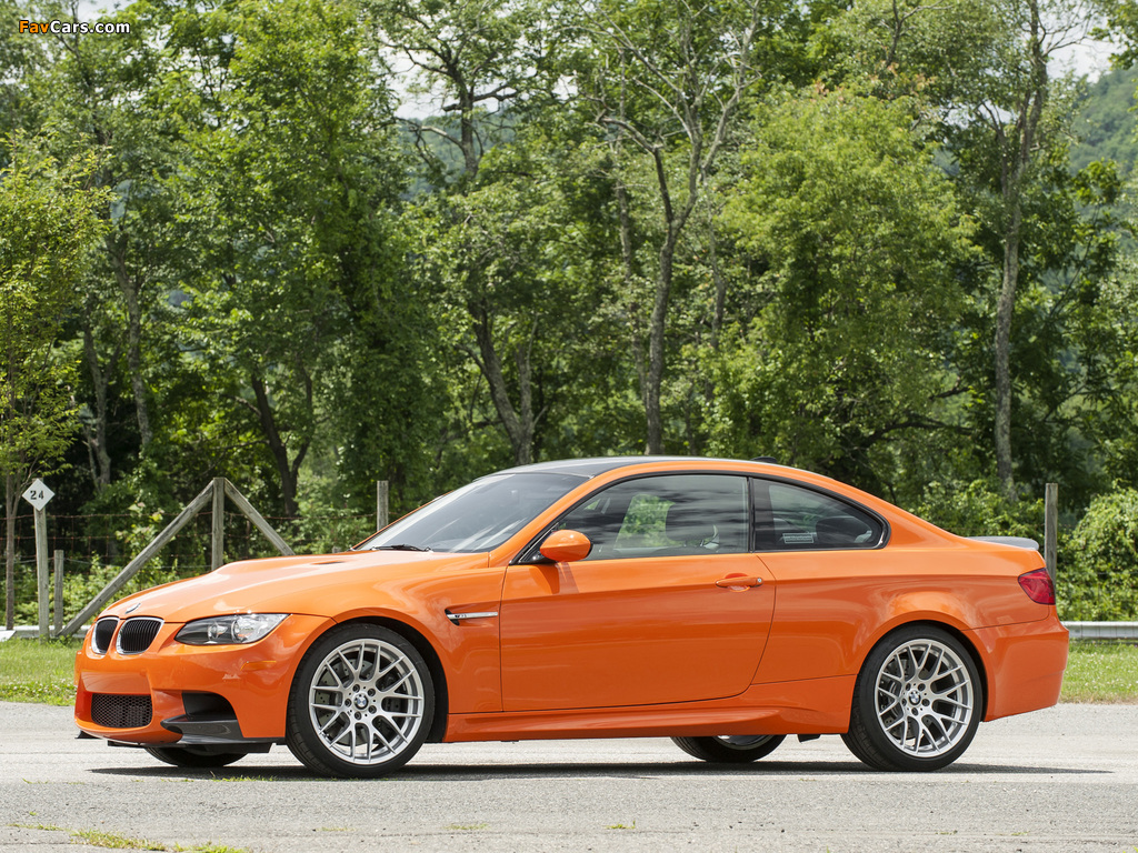 BMW M3 Coupe Lime Rock Park Edition (E92) 2012 wallpapers (1024 x 768)