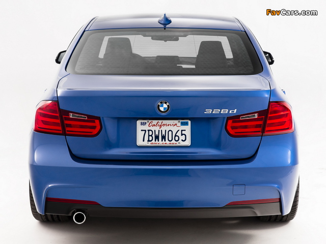 BMW 328d Sedan M Sport Package US-spec (F30) 2013 pictures (640 x 480)