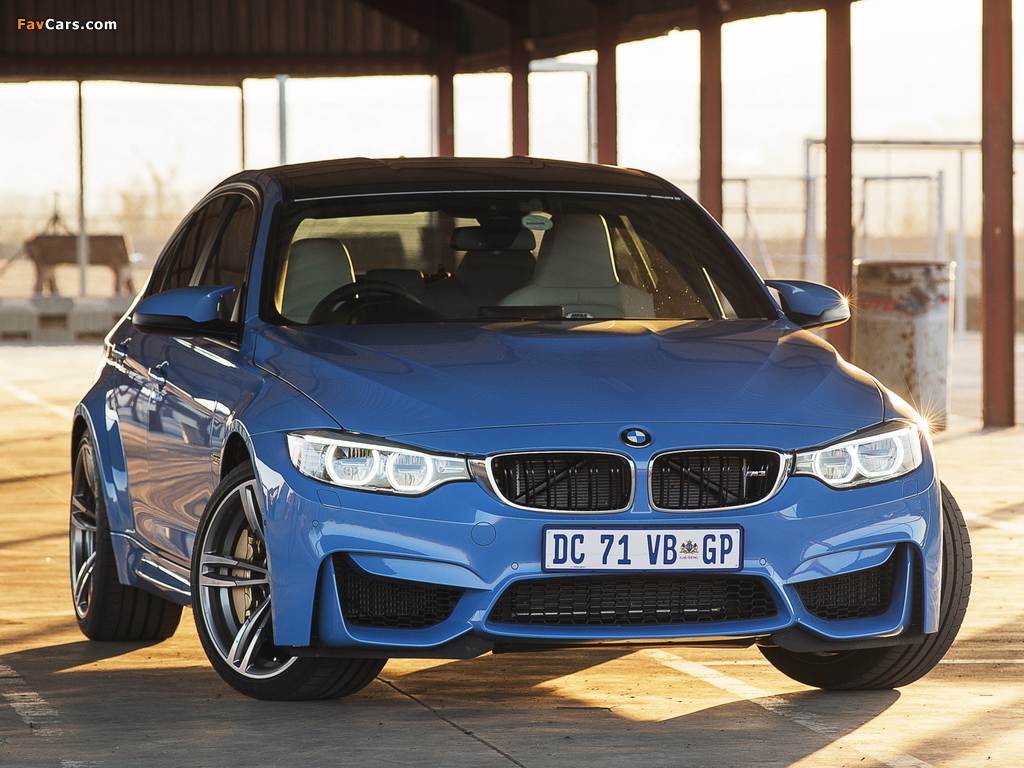 BMW M3 ZA-spec (F80) 2014 images (1024 x 768)
