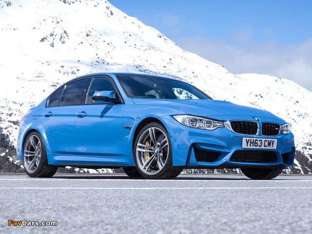 BMW M3 UK-spec (F80) 2014 images (640 x 480)