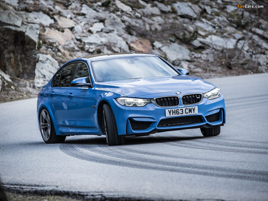 BMW M3 UK-spec (F80) 2014 images (1024 x 768)