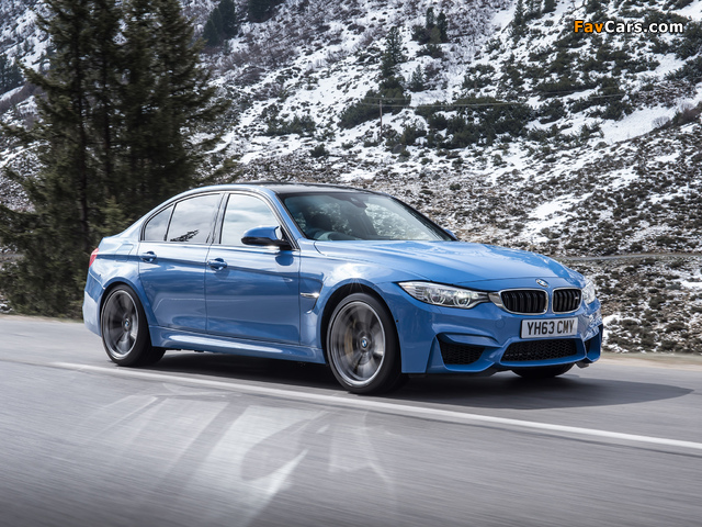 BMW M3 UK-spec (F80) 2014 photos (640 x 480)