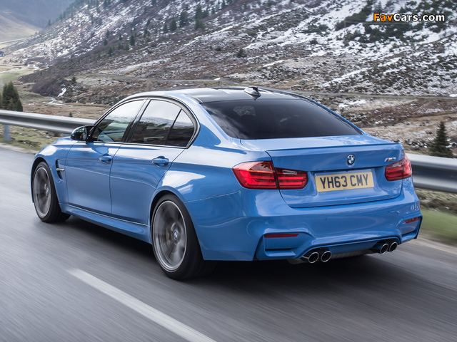 BMW M3 UK-spec (F80) 2014 photos (640 x 480)