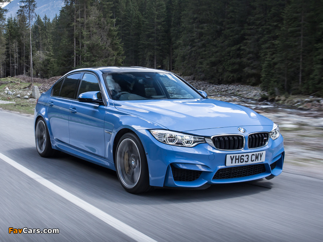 BMW M3 UK-spec (F80) 2014 photos (640 x 480)