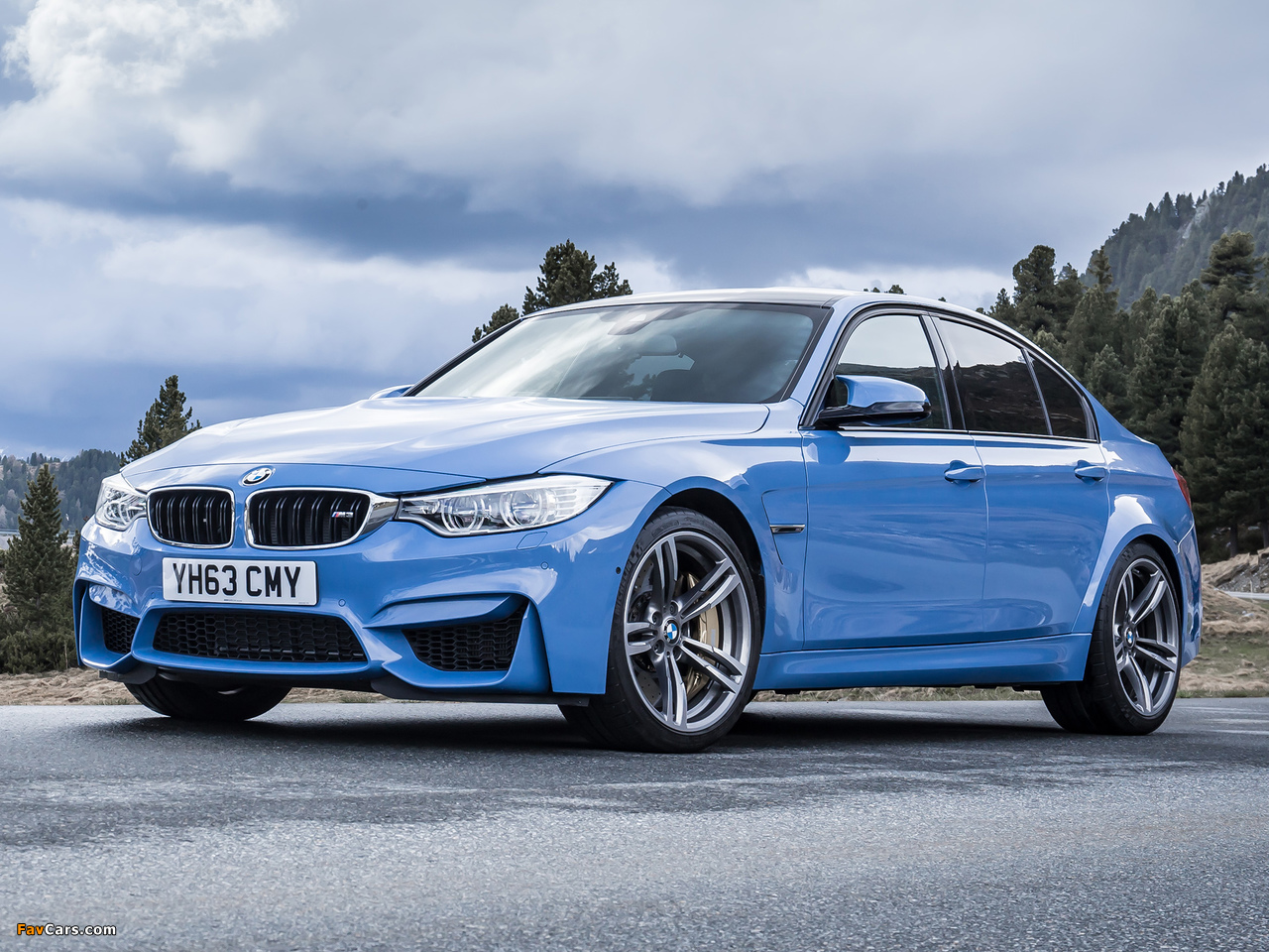 BMW M3 UK-spec (F80) 2014 photos (1280 x 960)