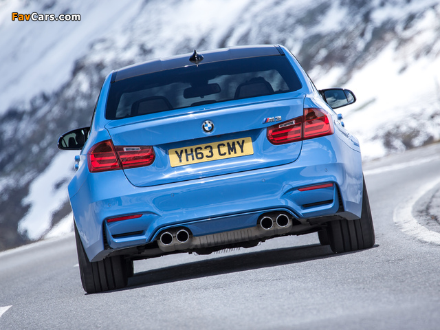 BMW M3 UK-spec (F80) 2014 photos (640 x 480)