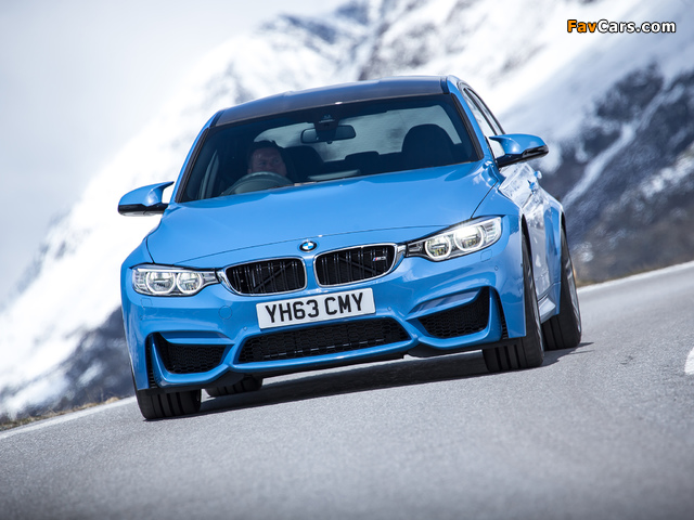BMW M3 UK-spec (F80) 2014 photos (640 x 480)
