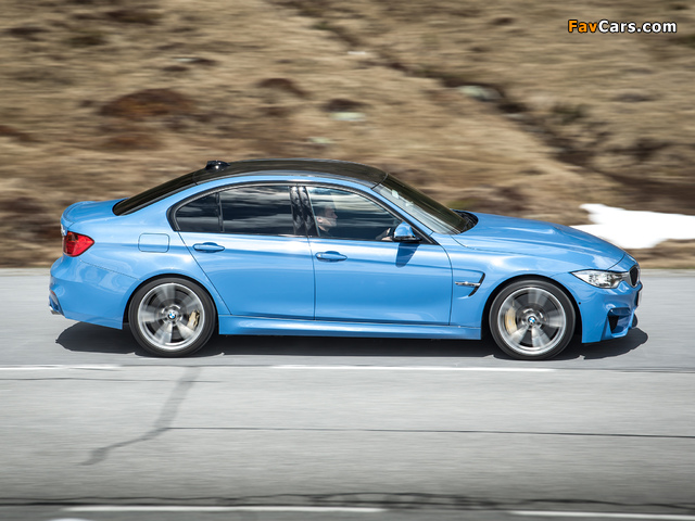 BMW M3 UK-spec (F80) 2014 photos (640 x 480)