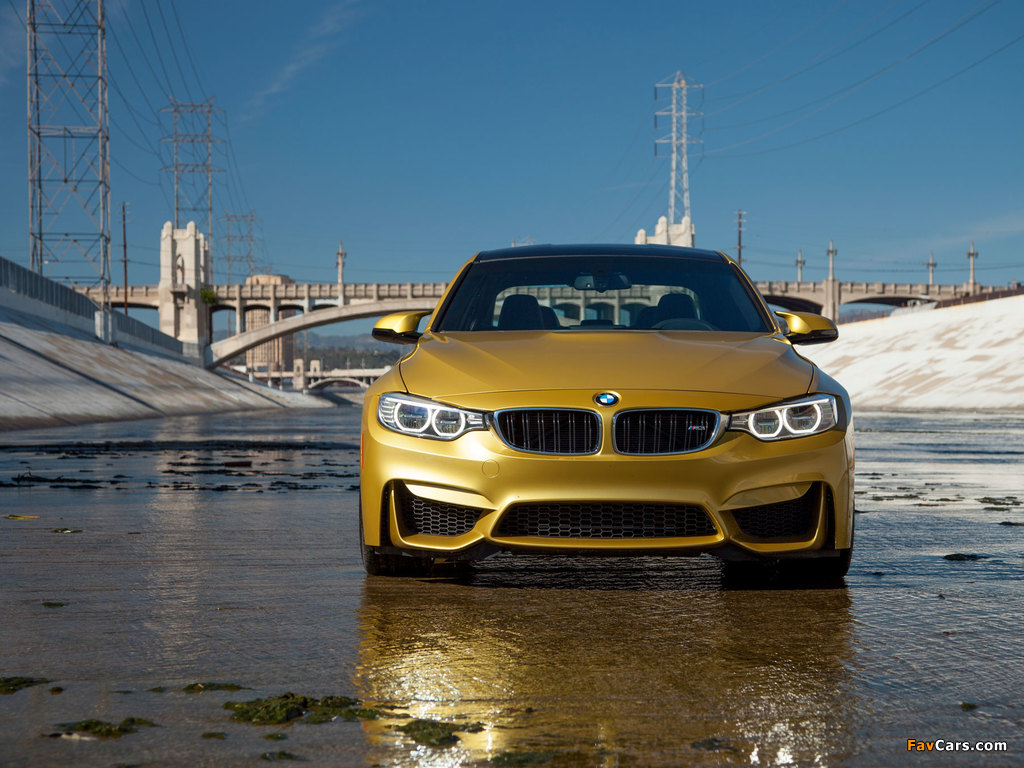 BMW M3 North America (F80) 2014 pictures (1024 x 768)