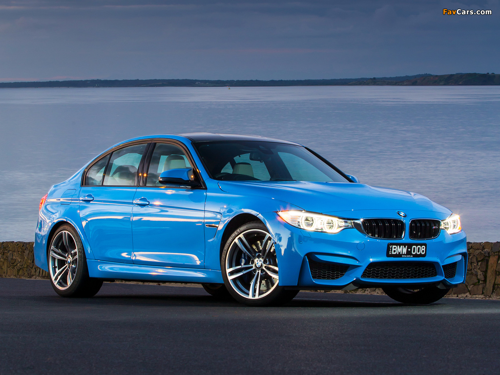 BMW M3 AU-spec (F80) 2014 wallpapers (1024 x 768)