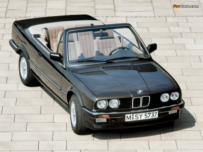 BMW 325i Cabrio (E30) 1985–93 wallpapers (800 x 600)