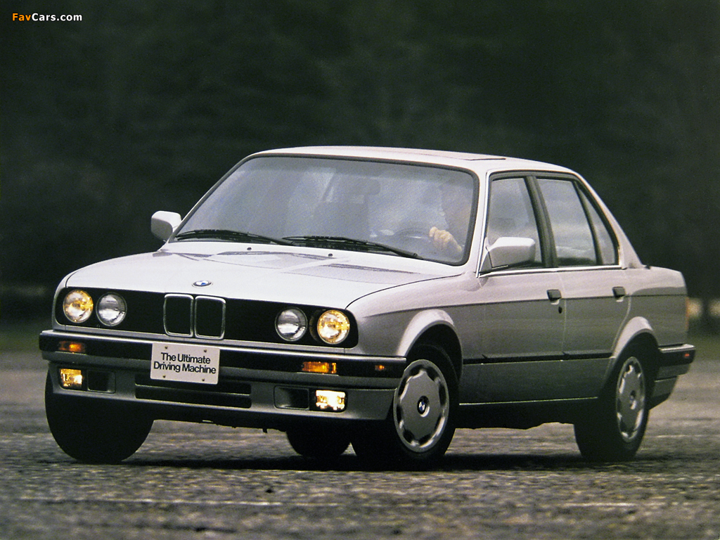 BMW 318i Sedan US-spec (E30) 1987–94 wallpapers (1024 x 768)