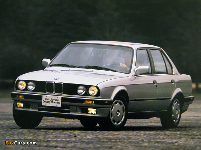 BMW 318i Sedan US-spec (E30) 1987–94 wallpapers (640 x 480)
