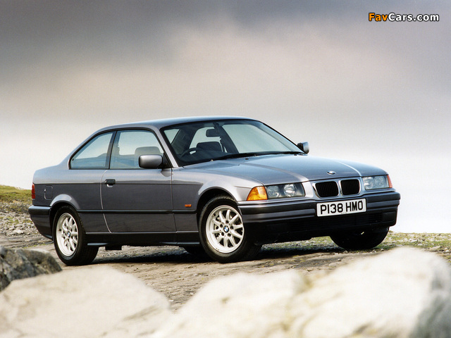 BMW 325i Coupe (E36) 1992–95 photos (640 x 480)