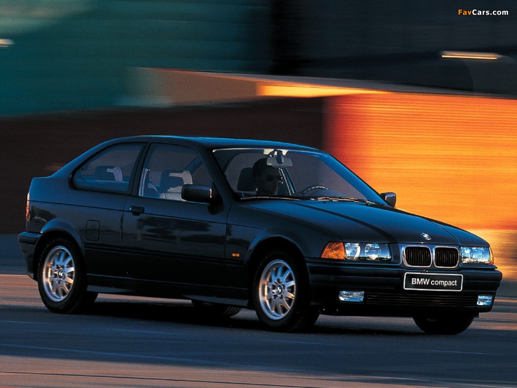 BMW 316i Compact (E36) 1994–2000 photos (1024 x 768)