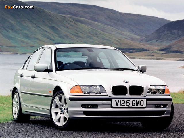 BMW 320d Sedan UK-spec (E46) 1998–2001 photos (640 x 480)