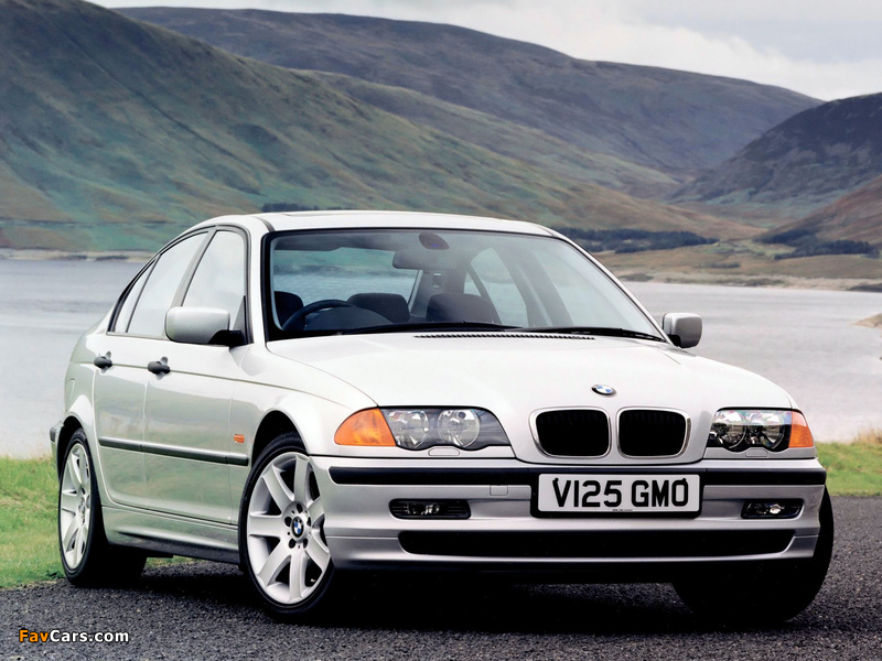 BMW 320d Sedan UK-spec (E46) 1998–2001 photos (800 x 600)