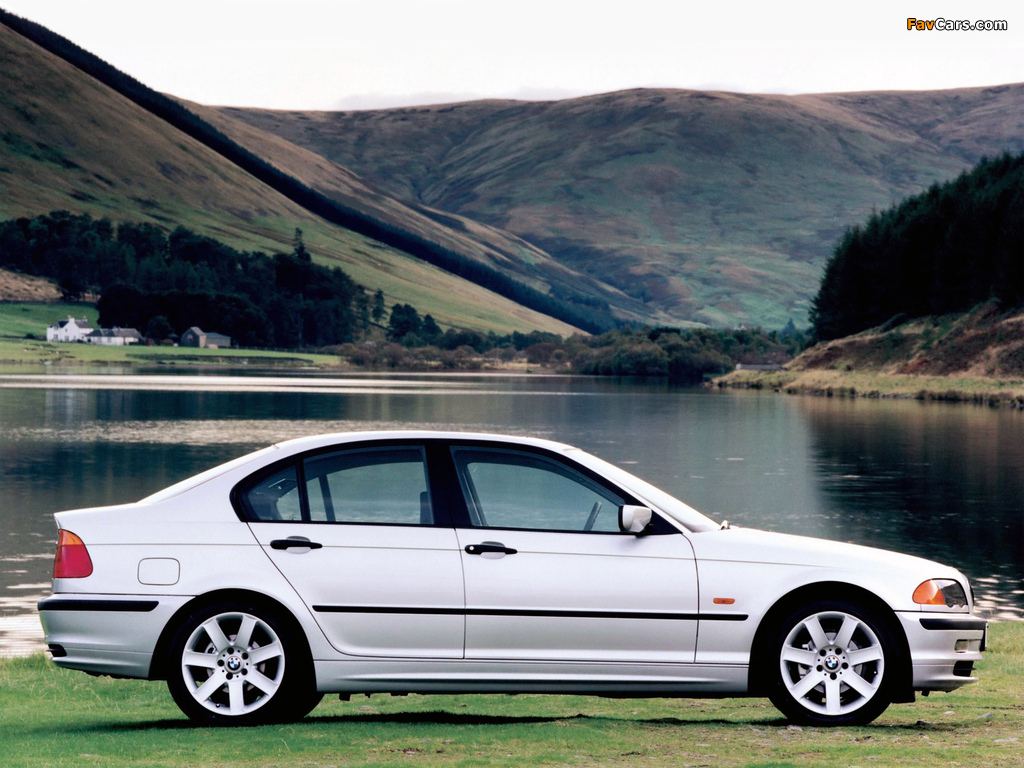 BMW 320d Sedan UK-spec (E46) 1998–2001 pictures (1024 x 768)