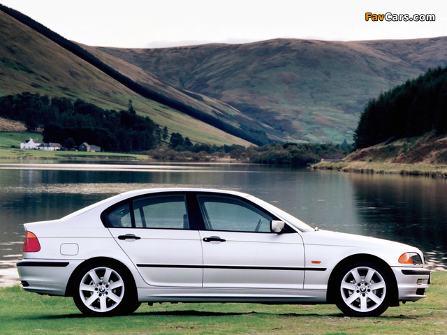 BMW 320d Sedan UK-spec (E46) 1998–2001 pictures (640 x 480)