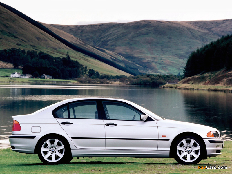 BMW 320d Sedan UK-spec (E46) 1998–2001 pictures (800 x 600)