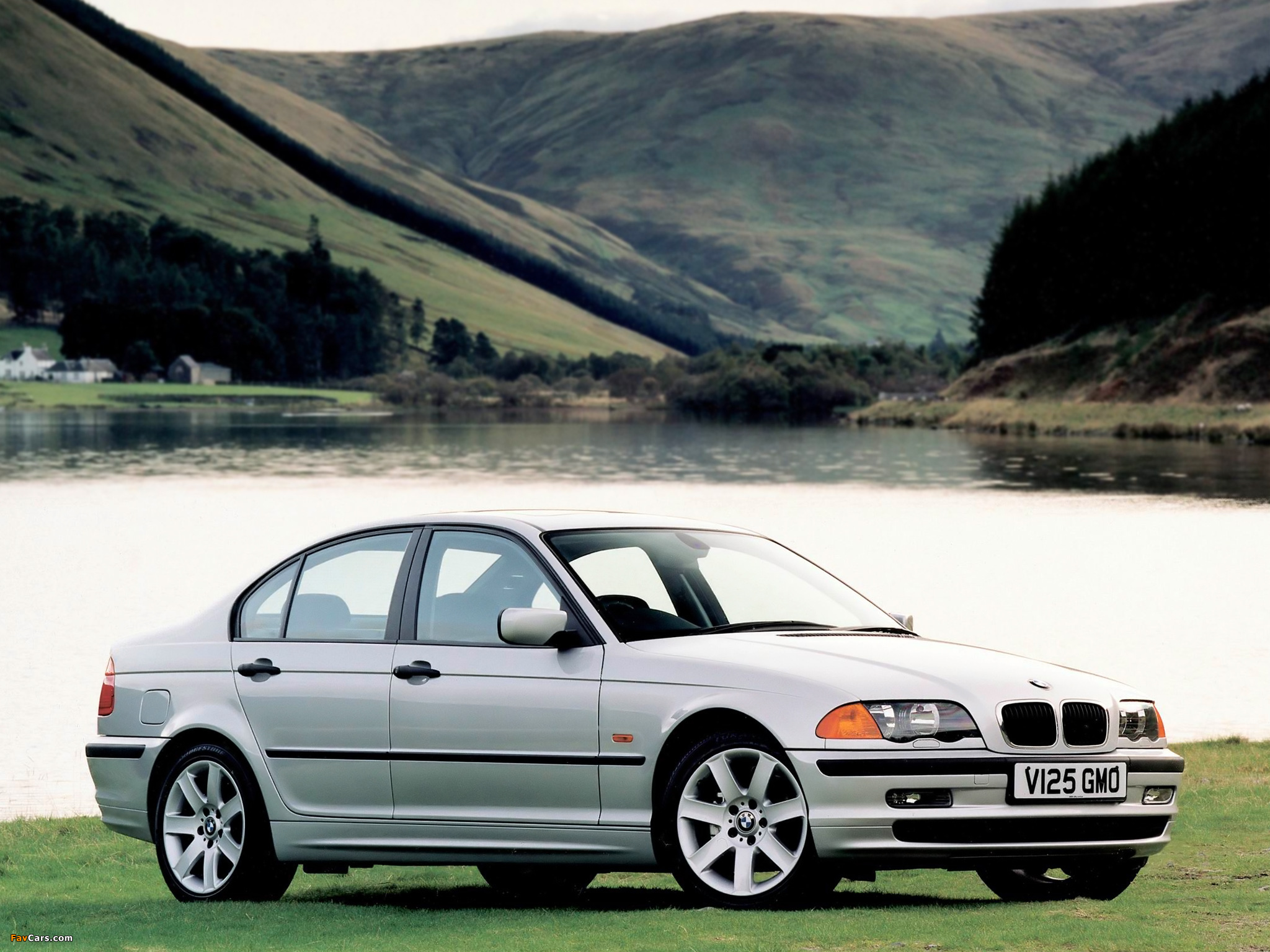BMW 320d Sedan UK-spec (E46) 1998–2001 wallpapers (2048 x 1536)