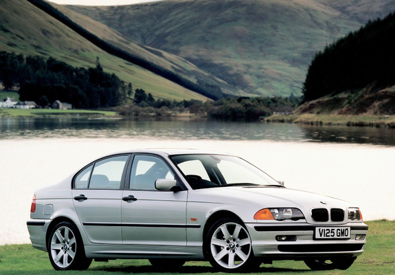 BMW 320d Sedan UK-spec (E46) 1998–2001 wallpapers