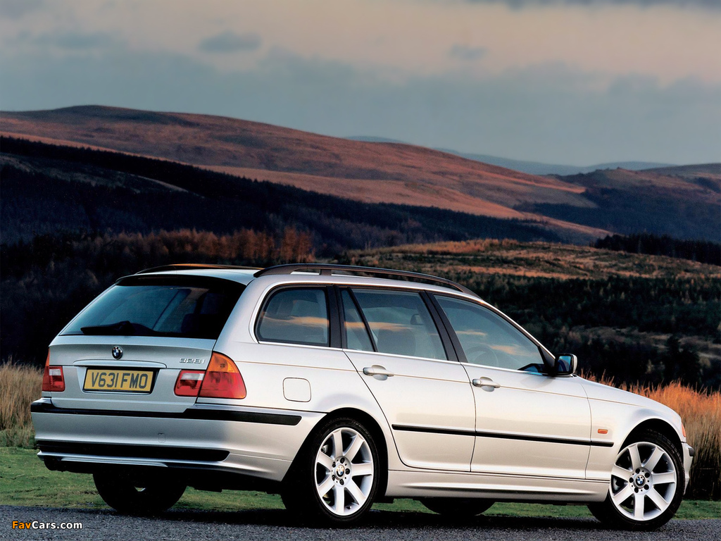 BMW 328i Touring UK-spec (E46) 1999–2000 images (1024 x 768)