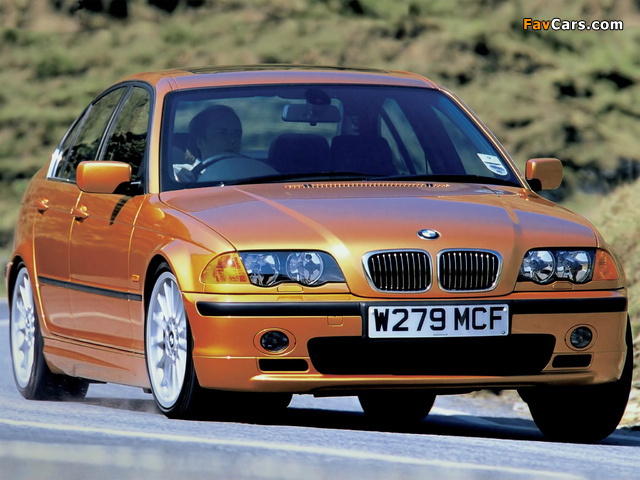 BMW 330d SE Sedan UK-spec (E46) 1999–2001 wallpapers (640 x 480)