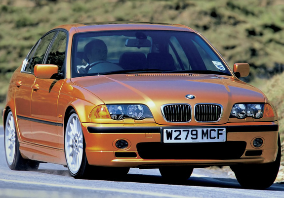 BMW 330d SE Sedan UK-spec (E46) 1999–2001 wallpapers