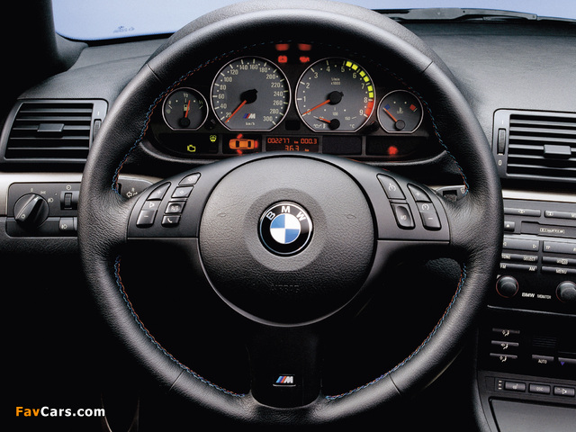 BMW M3 Coupe (E46) 2000–06 pictures (640 x 480)