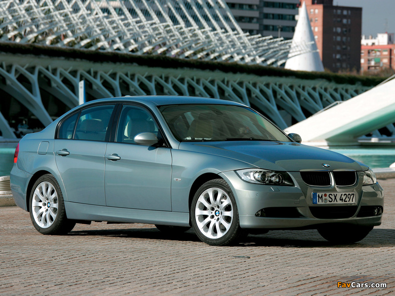 BMW 320d Sedan (E90) 2005–08 pictures (800 x 600)